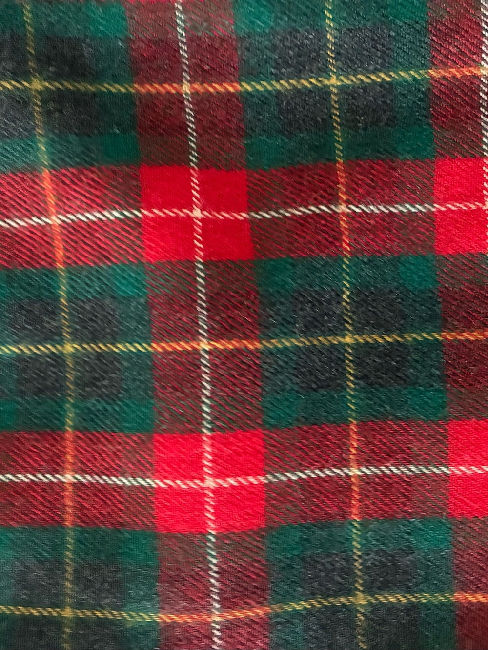 Talbots Red and Green Tartan Pencil Skirt